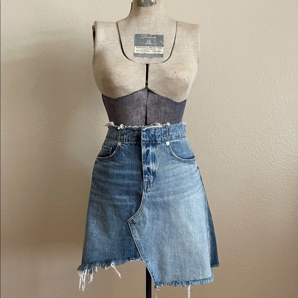 Chelsea & Violet jean denim mini skirt